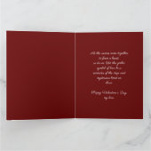 2羽のカラスとゴシックハート カード (内部)