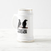 2羽のカラス=殺人未遂 ビールジョッキ (正面左)