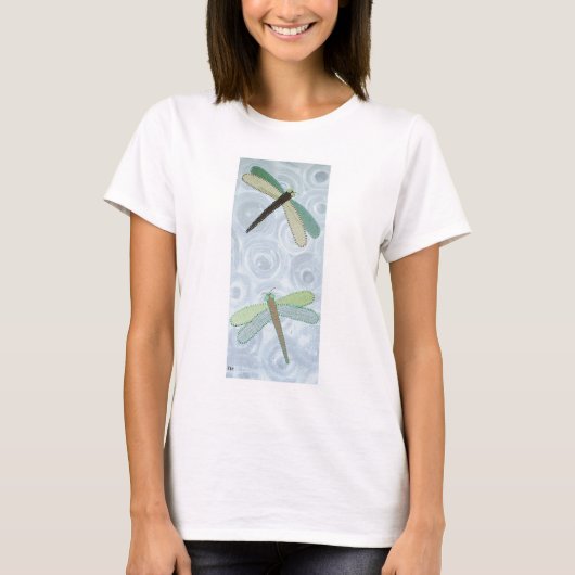 2羽のトンボ#1 Tシャツ (正面)