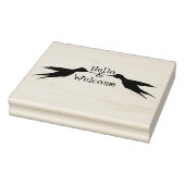 2羽のハミングバード1aゴムスタンプ ラバースタンプ (スタンプ)