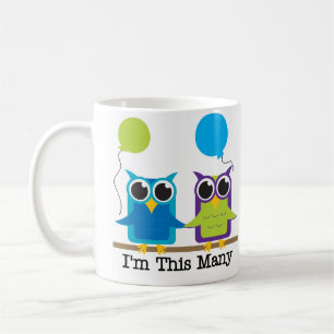 2羽のフクロウ私はこの多数です コーヒーマグカップ