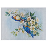 2羽のブルーバード カッティングボード (正面)