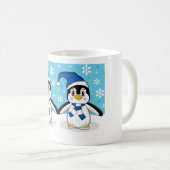 2羽のペンギンのコーヒー・マグ コーヒーマグカップ (正面右)