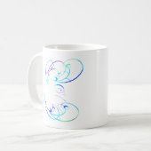 2羽のマネシツグミが付いているマグ コーヒーマグカップ (正面左)