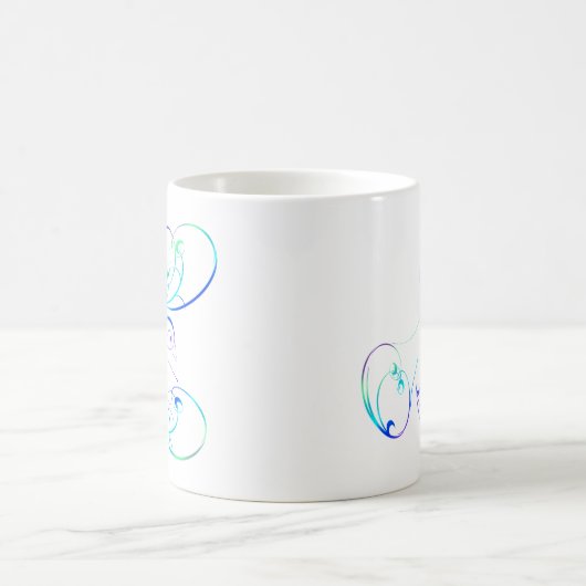 2羽のマネシツグミが付いているマグ コーヒーマグカップ (中央)