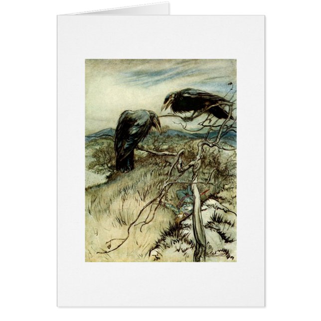 2羽のワタリガラス (正面)