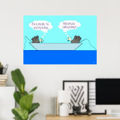 2羽の七面鳥-トルコ私のポスター ポスター (ホームオフィス)