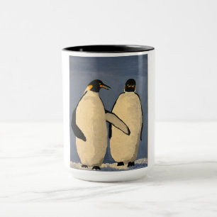 2羽の大人にコウテイペンギンの話すこと マグカップ