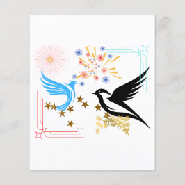 2羽の威厳のある鳥