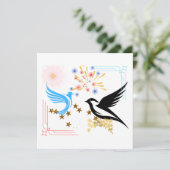 2羽の威厳のある鳥 招待状 (スタンド正面)