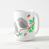 2羽の小鳥 コーヒーマグカップ (正面右)