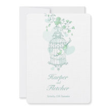 2羽の愛鳥が鳥かごの結婚緑を開く