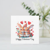 2羽の水おもしろい色のウサギ セーブザデート (スタンド正面)