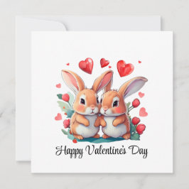 2羽の水おもしろい色のウサギ セーブザデート