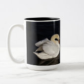 2羽の白鳥のマグ ツートーンマグカップ (左)