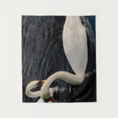 2羽の白鳥の湖 タペストリー (正面)