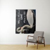 2羽の白鳥の湖 タペストリー (インサイチュ)