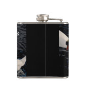 2羽の白鳥の湖 フラスク (裏面)