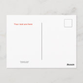 2羽の白鳥を個人設定で愛してくれる愛情 ポストカード (裏面)