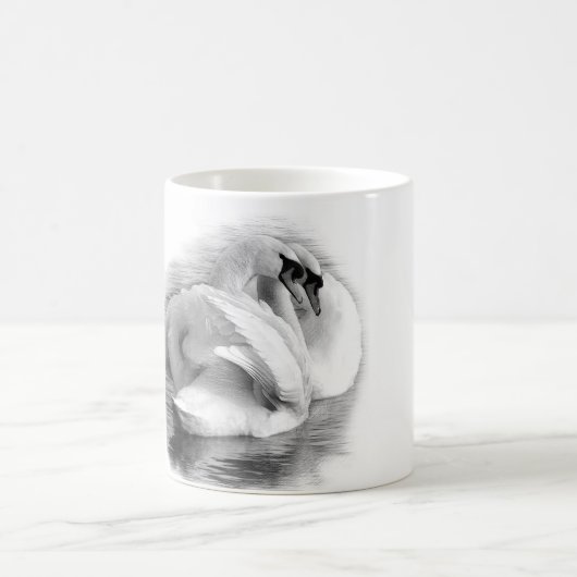2羽の白鳥 コーヒーマグカップ (中央)