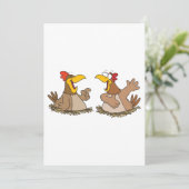 2羽の話し鶏 招待状 (スタンド正面)