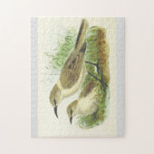 2羽の鳥が地上にパズル ジグソーパズル (縦)