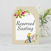 2羽の鳥が座席の大結婚きなラベル (スタンド正面)