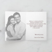 2羽の鳥が枝に | 秋サンキューカード サンキューカード (内部)