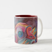 2羽の鳥のマグ ツートーンマグカップ (正面右)