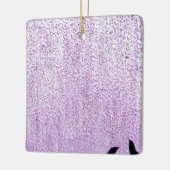 2羽の鳥の夢 セラミックオーナメント (左)