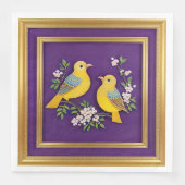 2羽の鳥の華美金ゴールド枠 (正面)