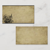 2羽の鳥及び彼らの巣のきちんとした名刺 名刺 (正面/裏面)