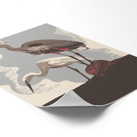 2羽の鳥 ポスター (角)