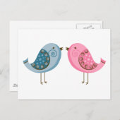 2羽の鳥 ポストカード (正面/裏面)