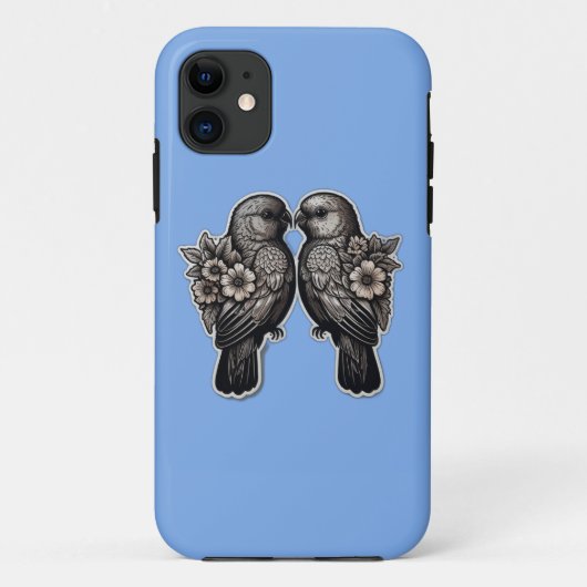 2羽の鳥 Case-Mate iPhoneケース (裏面)