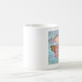 2翼1のハート コーヒーマグカップ (中央)