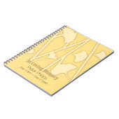 2背景色を選択Memorial Guest Book ノートブック (左側)