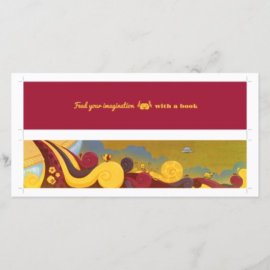 2自己のイマジメ食べ物を与えントファンタジーブックマーク (裏面)