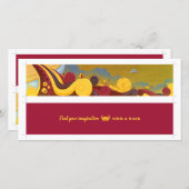 2自己のイマジメ食べ物を与えントファンタジーブックマーク (正面/裏面)