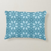 2色のパターンのアクセント枕 アクセントクッション (裏面)