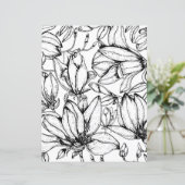 2色ページフラワーラインスケッチ (スタンド正面)