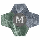 2色大理石モノグラム – カラーを選択 サッカーボール (フラット)