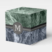 2色大理石モノグラム – カラーを選択 フェイバーボックス (正面サイド)