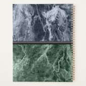 2色大理石モノグラム – カラーを選択 プランナー手帳 (裏面)