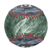 2色大理石モノグラム – カラーを選択 野球ボール (裏面)