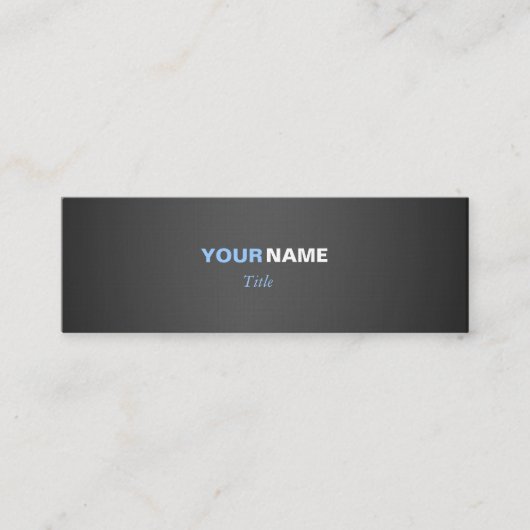 2色 スキニー名刺 (正面)