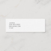 2色 スキニー名刺 (裏面)