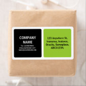 2色 – 黒と火星の緑 ラベル (インサイチュ)