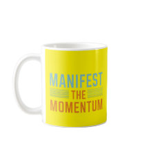 2色「Manfiest the Momentum」ワードプリント