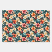 #2花柄 ラッピングペーパーシート (正面)